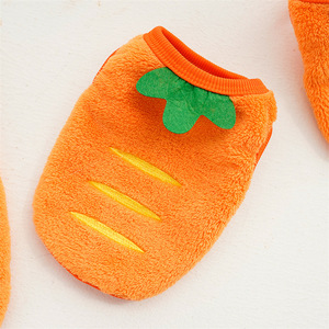Chaleco para Mascotas Carrot, Forro Polar Coral, Ropa Cálida y Linda para Perros y Gatos, Ropa de Invierno - Product Image 5