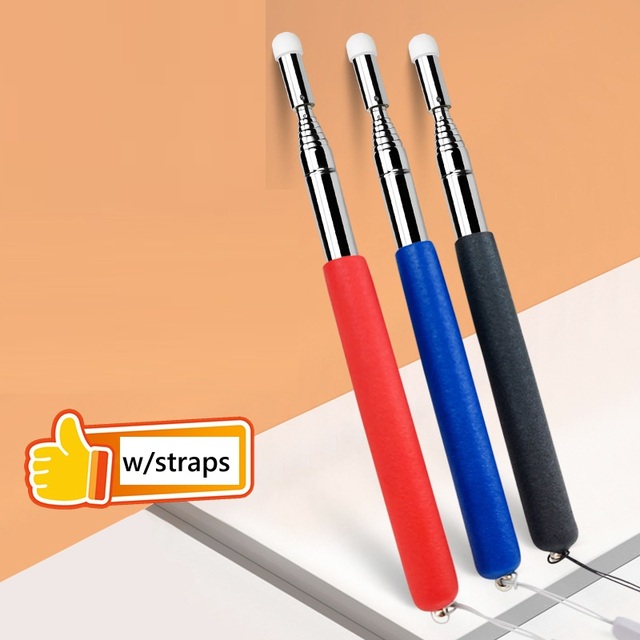 XR 1m Extendable Teacher Classroom Hand Pointer Pen Metal Material Model XR2509134 for Teaching Presenter Pointing 14 Years & up