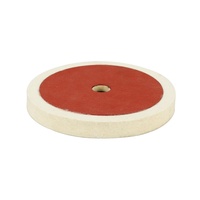 Roue en feutre fabriquée à la machine de 5 pouces Roue de polissage en papier d'acier rouge Meuleuse d'angle en acier inoxydable Meulage