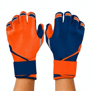 Premium Quality Leather Baseball Batting Gloves Customized Logo Design Lightweight Gloves Made By Elson Sports - Product Image 1