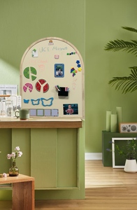 <span class=keywords><strong>Tableau</strong></span> interactif écologique <span class=keywords><strong>en</strong></span> forme de maison avec cadre <span class=keywords><strong>en</strong></span> bois <span class=keywords><strong>pour</strong></span> l'éducation des enfants - Product Image 2