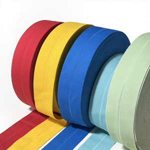 Alta Tenacidade Soft Double-Sided Veludo Borracha Elástica Espessada Pure Color Webbing Shoulder <span class=keywords><strong>Belt</strong></span> <span class=keywords><strong>Elastic</strong></span> Waist Band para Bags - Product Image 1