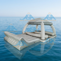 Plateforme aquatique gonflable, ponton flottant, quai flottant pour jet-ski, quai flottant pour jet-ski pour lac, piscine et mer