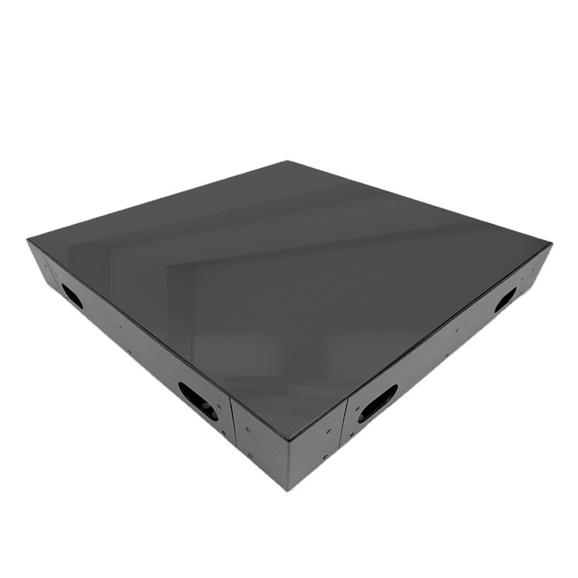 Charming Tempered Glass LED Dance Floor Tiles Withstand 500kg/m 1920HZ/3840HZ Refresh Rate 1-2 Year Warranty for Indoor