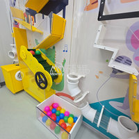 Mur de balles interactif pour enfants Moetry Custom Design, équipement de jeu multifonctionnel pour l'éducation STEM, équipement de divertissement sensoriel pour les aires de jeux