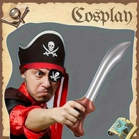 Masque pour les yeux en feutre à motif crâne effrayant, forme pirate, accessoires de cosplay d'Halloween pour déguisements sur le thème de l'horreur, vente en gros