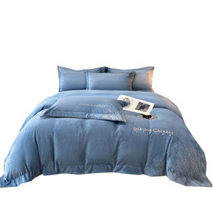 Winter Milk Fleece Duvet Cover Set Solid <b>Stripe</b> Anti-Pilling Baby <b>Bedding</b> - Product Image 5