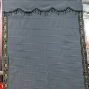 Best-seller de tissu de rideau occultant en lin double face classique - Product Image 3