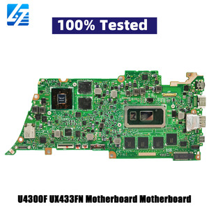 มาเธอร์บอร์ดแล็ปท็อป UX433FN สำหรับ <span class=keywords><strong>Asus</strong></span> Zenbook เมนบอร์ดโน้ตบุ๊ก UX433FN U4300F UX433F พร้อม I5 <span class=keywords><strong>I3</strong></span> I7 CPU 100% การทดสอบโอเคจัดส่งเร็ว - Product Image 1