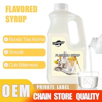 Sirop OEM Premium 2025 Goûts Multiples pour Thé au Lait, Pulpe de Dessert, Fructose, Érable, Café, Jus de Fruits Liquide en Boîte/Sac/Vrac