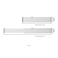 Séparateurs de tiroirs et de commodes ajustables en ABS blanc, lot de 5, flexibles/détachables et extensibles pour vêtements