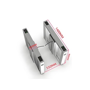 Acier inoxydable carré de produit de tourniquet de porte d'aile pour la porte à grande vitesse de tourniquet de ruelle d'université