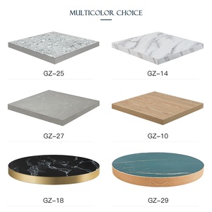 Bán Buôn Cà Phê Tùy Chỉnh Cửa Hàng Bánh Pizza Thức Ăn Nhanh Nhà Hàng Đồ Nội Thất Bảng Top Bánh Cafe Vuông Đảng Bàn Và Ghế Đặt - Product Image 5