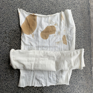 التنظيف الصناعي ، مناشف متجر القطن الأبيض ، خرقة ميكانيكية ، خرقة ، منشفة نظيفة لتغيير الزيت - Product Image 3