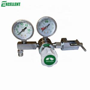 Precio del regulador de oxígeno médico de índice Pin CGA870 para tanque de oxígeno grande, regulador de oxígeno de latón - Product Image 6