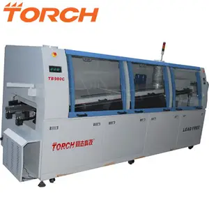 Torch Automatische Loodvrij Elektronische Componenten Wave Solderen Machine Met Hete Lucht Mes TB980C