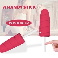 Eiscreme-förmiger Massage-Vibrator für Frauen mit Ein-Tasten-Steuerung 10 Vibrationsfrequenzen für Weibliche Masturbation Erwachsenen-Sexspielzeug