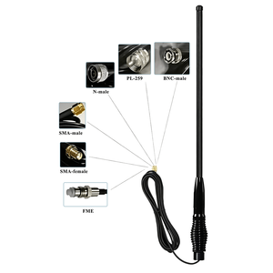 เสาอากาศมือถือแบบไฟเบอร์กลาส 4x4 ออฟโรด VHF/UHF 4G สำหรับการสื่อสารกับอุปกรณ์เคลื่อนที่ - Product Image 5