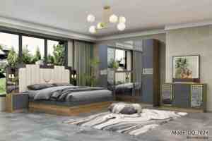 2025 Hot Selling Modern Design Wohn möbel MDF Öl sprüh brett Schlafzimmer-Sets mit Nachttisch lampe - Product Image 4