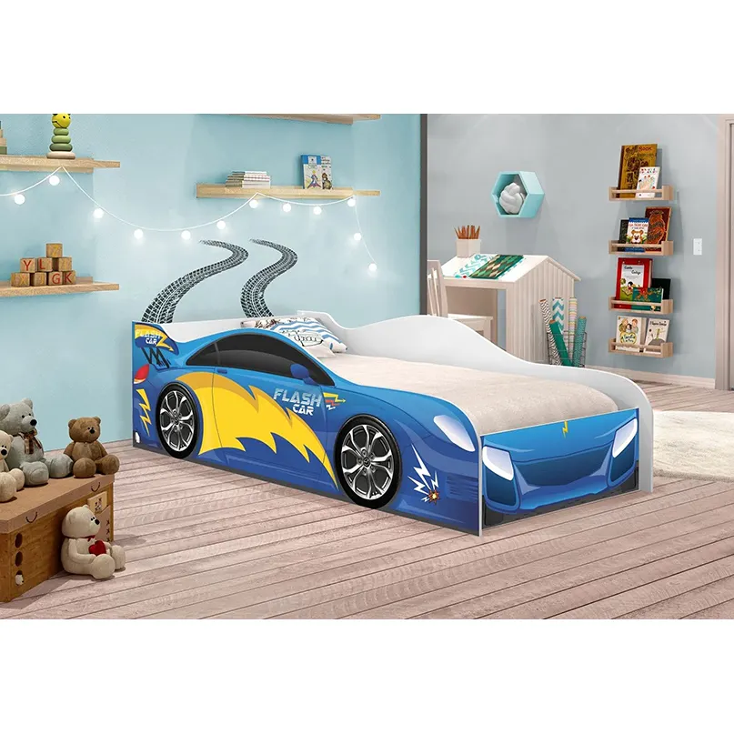 Winforce-cama moderna en forma de coche para niños, muebles de dormitorio, cama para niños