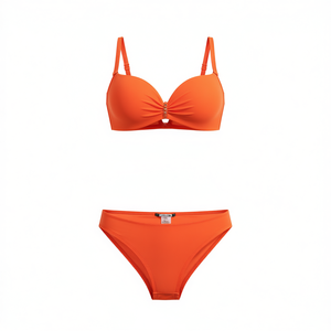 HDJ One Piece Swimsuit Plus Size Tummy Control Solid Color Beachwear 40 42 44 46 - Product Image 2