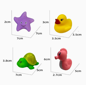 Jouet aquatique pour bébé petit canard jaune, jouet de bain petite baleine, jouet d'été pour enfants - Product Image 4