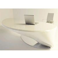 Bureau de direction moderne patron PDG Mobilier de bureau Table d'ordinateur Bureau de direction au design unique
