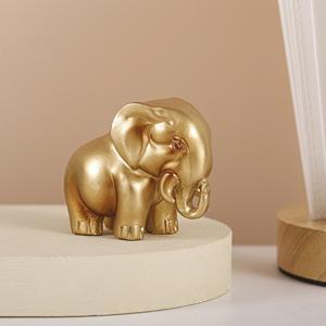 Ensemble de 3 figurines géantes en résine d'éléphants dorés, hippopotames <span class=keywords><strong>et</strong></span> rhinocéros, artisanat africain pour <span class=keywords><strong>la</strong></span> décoration de <span class=keywords><strong>la</strong></span> savane - Product Image 4