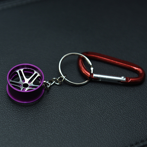 Porte-clés de voiture de luxe en alliage d'aluminium massif, pendentif de rétroviseur, parfum naturel longue durée intégré pour l'intérieur - Product Image 4