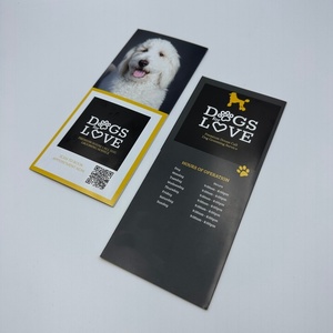 Brochures publicitaires 110x110mm 200gsm pour entreprises, employés, location de maison, hôtel, vêtements, marché de gros, service de livraison à domicile - Product Image 6