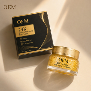 Crema <span class=keywords><strong>de</strong></span> Ojos <span class=keywords><strong>de</strong></span> Oro 24K <span class=keywords><strong>de</strong></span> Marca Privada, Colágeno y Péptidos, Antienvejecimiento, Reparación <span class=keywords><strong>de</strong></span> Arrugas, Ojeras, Reafirmante, Hidratante - Product Image 2