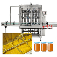 Solidpack automatique ketchup gingembre ail sauce ligne de production sauce piquante haute viscosité pâte liquide confiture de fruits machine de remplissage