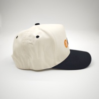 Casquette de baseball vintage en coton à 5 panneaux, ajustable, bicolore, avec logo personnalisé, pour hommes et femmes, de haute qualité, vente en gros