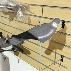 Leurre de chasse réaliste demi-coquille de <span class=keywords><strong>pigeon</strong></span> en plastique léger, moulé par soufflage, avec piquet de sol, accessoires de tir extérieur - Product Image 3