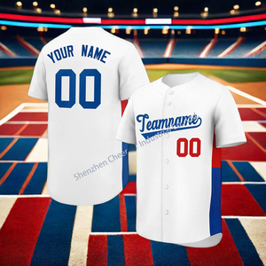 Maillot de baseball personnalisé pour hommes de haute qualité, chemises de baseball vierges par sublimation pour jeunes - Product Image 1