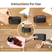 Diffuseur d'arôme d'huile essentielle de maison de minuterie Diffuseur sans eau à piles avec machine de diffuseur de batterie intégrée