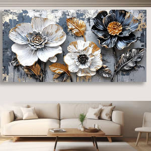 Toile murale vintage à fleurs pour <span class=keywords><strong>la</strong></span> décoration intérieure et <span class=keywords><strong>la</strong></span> décoration murale, impressions sur toile florales, images, œuvres d'art - Product Image 4