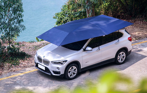 Parasol de Coche Semiautomático de 4.2M para Techo de Coche SUV, Sombrilla Plegable Portátil Manual para Coche, Accesorios para Coche - Product Image 3
