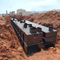 Planta de Tratamiento de Aguas Residuales Hospitalarias NQ-1 MBR, 20m³/H, Sistema de Desinfección Multi-Barrera Automático con PLC, Cumple con la Norma GB 18466