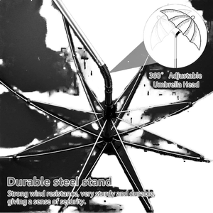 Parasol <span class=keywords><strong>Universal</strong></span> para Cochecitos y Buggies, Protección Solar, Paraguas para Cochecito de Bebé, 360 °, Ajustable, Exterior, Impermeable - Product Image 4
