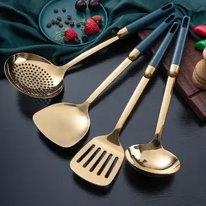 kitchen tools set cooking utensils Stainless Steel Soup Skimmer Cooking Spoon Kitchen Utensil Set