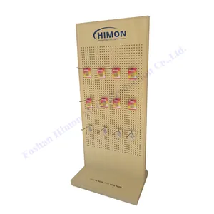 Wholesale Floor Display Stand For Hanging Small Accessories Electronic Product And Tools Merchandis Peg Board Display Stand