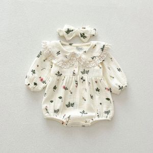 Детский хлопковый комбинезон с цветочным принтом - Product Image 6