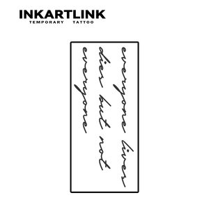 INKARTLINK - Pegatinas de <span class=keywords><strong>Tatuajes</strong></span> Temporales para el Cuerpo, Diseño Vertical, Resistentes al Agua, Ecológicas, Duran 15 Días, Venta al por Mayor - Product Image 3