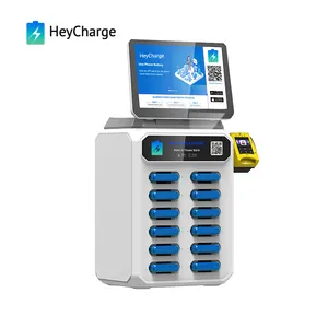 Public Phone Charging Station Power Bank Sharing Station With MFI Apple Certification