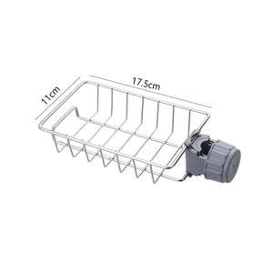 Support de robinet d'évier de cuisine en acier inoxydable <span class=keywords><strong>Organisateur</strong></span> de caddie d'évier de cuisine sur le porte-éponge de robinet - Product Image 1