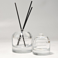 Bouteilles vides pour diffuseur de parfum 30/50/100 ml en verre transparent, contenants d'aromathérapie avec bâtonnets en fibre pour la décoration de la maison et des hôtels