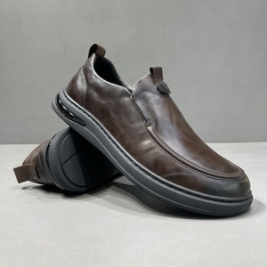 Zapatos Formales de Cuero de Diseño de Lujo, Estilo Británico, Suela Suave, Zapatos de Conducir para <span class=keywords><strong>Hombre</strong></span>, Primavera-Otoño 2026, Nuevos y Genuinos - Product Image 4