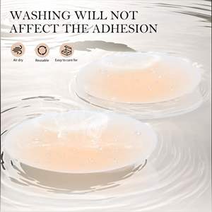 Copri <span class=keywords><strong>capezzolo</strong></span> in Silicone copri <span class=keywords><strong>capezzolo</strong></span> personalizzato donna petto Pasties scatola confezione sottile in Silicone riutilizzabile senza soluzione di continuità - Product Image 2