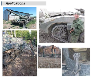 Heavy Duty Galvanized Low-Carbon Iron Wire Anti Tank Mesh <strong>Fence</strong> with Square Holes Welding &amp; Cutting Services for <strong>Border</strong> Defense - Product Image 5